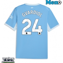 Manchester City Josko Gvardiol #24 Replica Home Shirt 2026-27 Short Sleeve